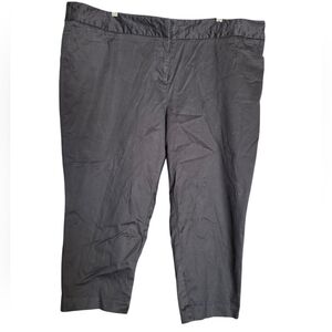 22W Worthington Black Cropped  Classic Pants